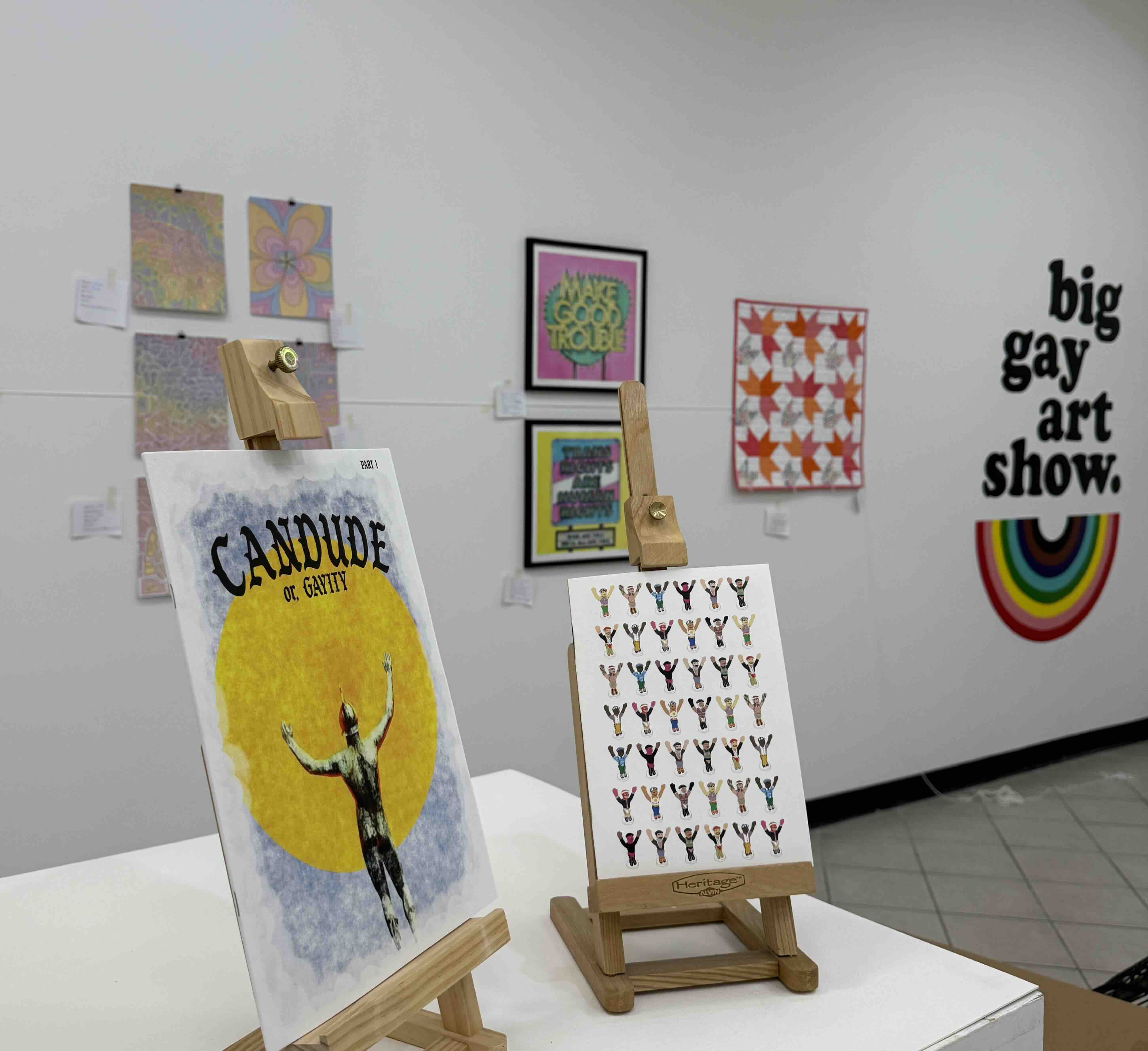 big gay art show books